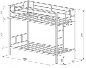 Кровать двухъярусная «Севилья» в Игриме - igrim.ok-mebel.com | фото 2