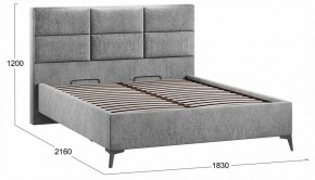 Кровать двуспальная Делана с ПМ Тип 1 в Игриме - igrim.ok-mebel.com | фото 4