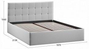Кровать двуспальная Джоли с ПМ Тип 1 в Игриме - igrim.ok-mebel.com | фото 3
