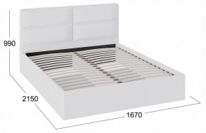 Кровать двуспальная Глосс с ПМ СМ 319.01.02 в Игриме - igrim.ok-mebel.com | фото 3
