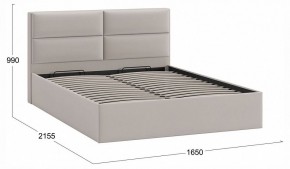 Кровать двуспальная Глосс с ПМ Тип 1 в Игриме - igrim.ok-mebel.com | фото 4