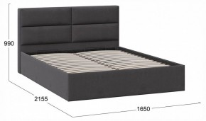 Кровать двуспальная Глосс с ПМ Тип 1 в Игриме - igrim.ok-mebel.com | фото 4