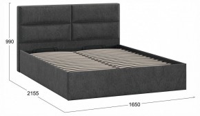 Кровать двуспальная Глосс с ПМ Тип 1 в Игриме - igrim.ok-mebel.com | фото 4