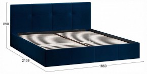 Кровать двуспальная Лора с ПМ в Игриме - igrim.ok-mebel.com | фото 4