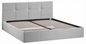 Кровать двуспальная Лора с ПМ в Игриме - igrim.ok-mebel.com | фото 2