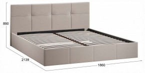 Кровать двуспальная Лора с ПМ в Игриме - igrim.ok-mebel.com | фото 4