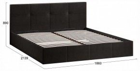 Кровать двуспальная Лора с ПМ в Игриме - igrim.ok-mebel.com | фото 4