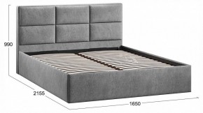 Кровать двуспальная Стелла с ПМ Тип 1 в Игриме - igrim.ok-mebel.com | фото 4