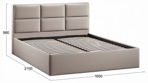 Кровать двуспальная Стелла с ПМ Тип 1 в Игриме - igrim.ok-mebel.com | фото 3