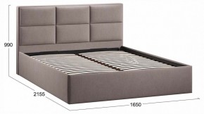 Кровать двуспальная Стелла с ПМ Тип 1 в Игриме - igrim.ok-mebel.com | фото 4