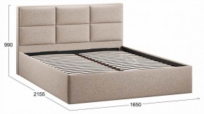 Кровать двуспальная Стелла с ПМ Тип 1 в Игриме - igrim.ok-mebel.com | фото 4