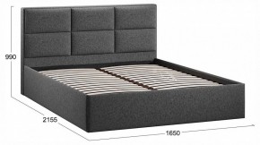 Кровать двуспальная Стелла с ПМ Тип 1 в Игриме - igrim.ok-mebel.com | фото 4