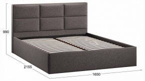 Кровать двуспальная Стелла с ПМ Тип 1 в Игриме - igrim.ok-mebel.com | фото 4
