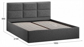Кровать двуспальная Стелла с ПМ Тип 1 в Игриме - igrim.ok-mebel.com | фото 4