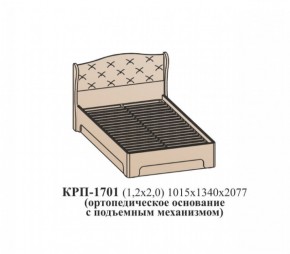 Кровать ЭЙМИ с подъемным механизмом КРП-1701 (1200х2000) Венге/патина серебро в Игриме - igrim.ok-mebel.com | фото