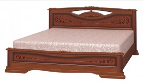 ЕЛЕНА-3 Кровать из массива 1600 (Орех) в Игриме - igrim.ok-mebel.com | фото