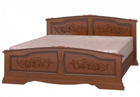ЕЛЕНА Кровать из массива 1400 (Орех) в Игриме - igrim.ok-mebel.com | фото