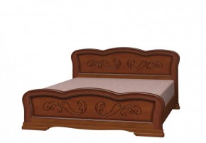 КАРИНА-8 Кровать из массива 1600 (Орех) в Игриме - igrim.ok-mebel.com | фото