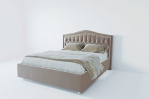 Кровать Калининград с ПМ 1400 (велюр светло-серый) в Игриме - igrim.ok-mebel.com | фото 2