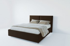 Кровать Корсика с ПМ 1200 (экокожа коричневая) в Игриме - igrim.ok-mebel.com | фото 2