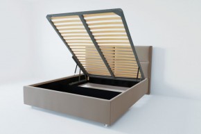 Кровать Корсика с ПМ 1200 (велюр светло-серый) в Игриме - igrim.ok-mebel.com | фото