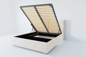 Кровать Корсика с ПМ 1800 (экокожа белая) в Игриме - igrim.ok-mebel.com | фото