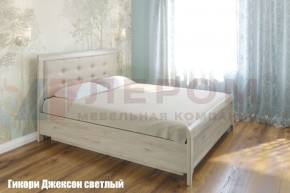 Кровать КР-1033 с мягким изголовьем в Игриме - igrim.ok-mebel.com | фото