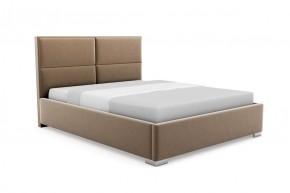 Кровать Квин интерьерная +основание (140х200) 2 кат. ткани в Игриме - igrim.ok-mebel.com | фото