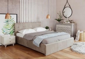 Кровать Изабелла с латами Newtone light beige 1400x2000 в Игриме - igrim.ok-mebel.com | фото 3