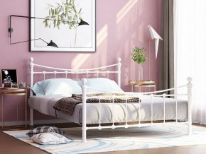 Кровать металлическая "Эльда" Белый в Игриме - igrim.ok-mebel.com | фото