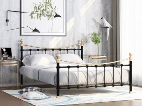 Кровать металлическая "Эльда" Черный/Золото в Игриме - igrim.ok-mebel.com | фото