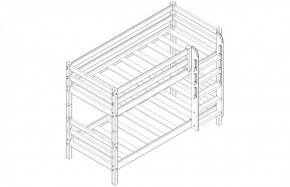 Кровать низкая с прямой лестницей Соня (Вариант 11) в Игриме - igrim.ok-mebel.com | фото 3