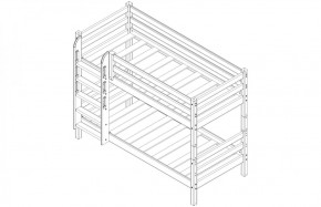 Кровать низкая с прямой лестницей Соня (Вариант 11) в Игриме - igrim.ok-mebel.com | фото 4