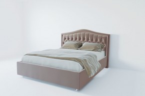 Кровать Нягань с ПМ 1200 (велюр серый) в Игриме - igrim.ok-mebel.com | фото 2