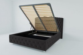 Кровать Нягань с ПМ 800 (экокожа кольт ч) в Игриме - igrim.ok-mebel.com | фото 2