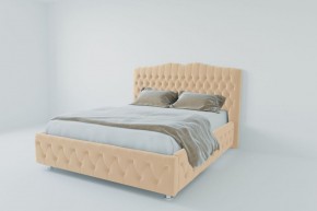 Кровать Нягань с ПМ 900 (экокожа бежевая) в Игриме - igrim.ok-mebel.com | фото