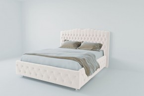 Кровать Нягань с ПМ 900 (экокожа белая) в Игриме - igrim.ok-mebel.com | фото