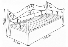 Кровать односпальная Венеция в Игриме - igrim.ok-mebel.com | фото 3