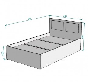 Кровать Ольга L52 (1200) в Игриме - igrim.ok-mebel.com | фото 2