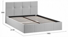 Кровать полутораспальная Лора с ПМ в Игриме - igrim.ok-mebel.com | фото 4