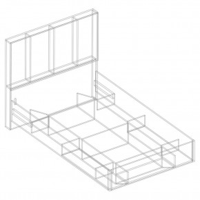 Кровать "Сандра" БЕЗ основания 1200х2000 в Игриме - igrim.ok-mebel.com | фото 4