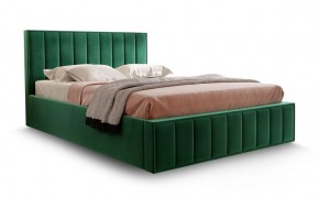 Кровать "Вена" 1400 СТАНДАРТ Вариант 1 Мора зеленый + ортопедическое основание на 5 опорах в Игриме - igrim.ok-mebel.com | фото