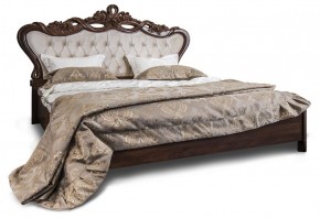 Кровать с мягким изголовьем Афина 1600 (караваджо) ламели в Игриме - igrim.ok-mebel.com | фото