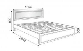 Кровать 1.6 Беатрис М10 с мягкой спинкой и ортопедическим основанием (дуб млечный) в Игриме - igrim.ok-mebel.com | фото 3