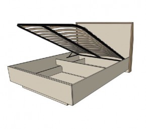 Кровать с основанием с ПМ и местом для хранения (1400) в Игриме - igrim.ok-mebel.com | фото 2