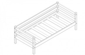 Кровать с задней защитой Соня (Вариант 2) в Игриме - igrim.ok-mebel.com | фото 2