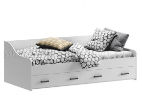 ВЕГА NEW Кровать 900 с настилом ЛДСП (Белый глянец/белый) в Игриме - igrim.ok-mebel.com | фото
