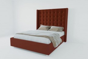 Кровать Венеция ЛЮКС без основания 1200 (велюр бордо) в Игриме - igrim.ok-mebel.com | фото