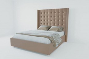 Кровать Венеция ЛЮКС без основания 1800 (велюр серый) в Игриме - igrim.ok-mebel.com | фото