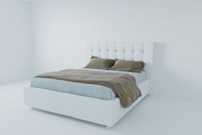 Кровать Венеция с ПМ 1400 (экокожа белая) в Игриме - igrim.ok-mebel.com | фото 2